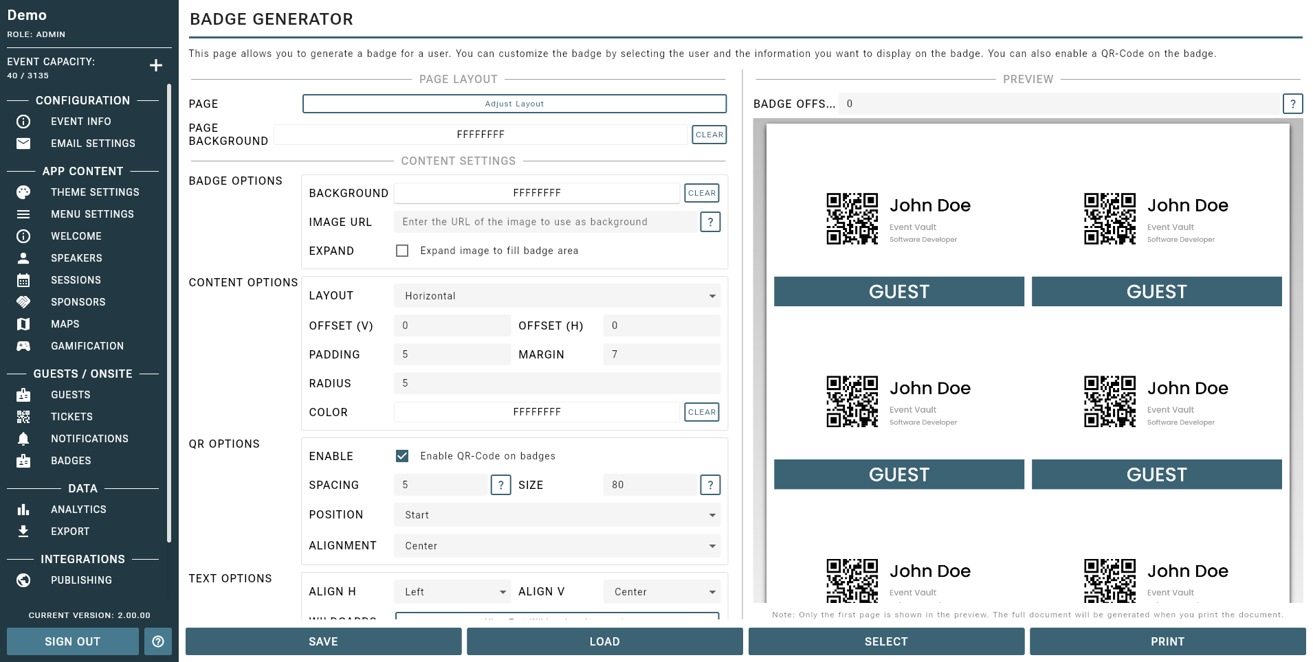 Badge Generation Example