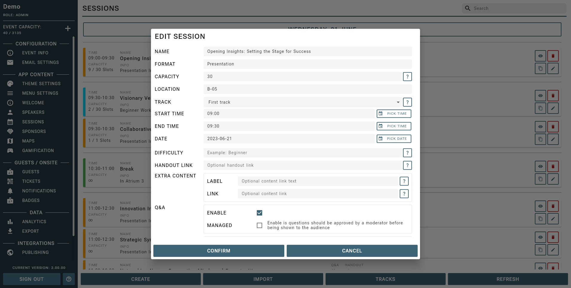 Session Management Example