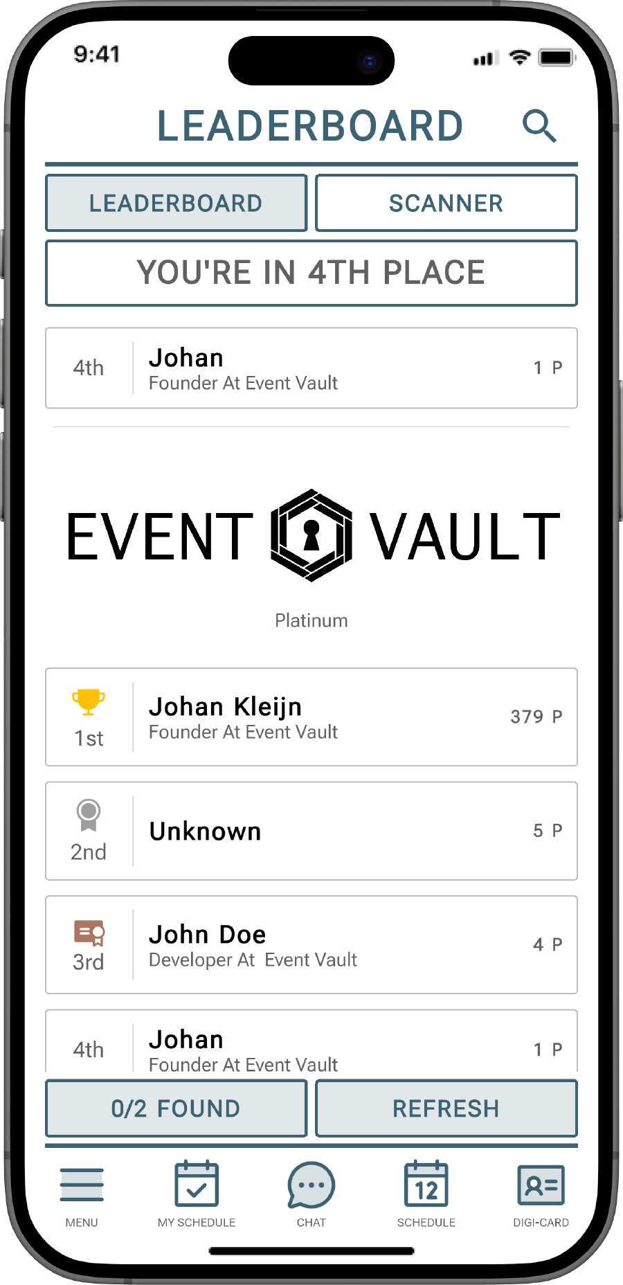 QR Scavenger Hunts & Leaderboards