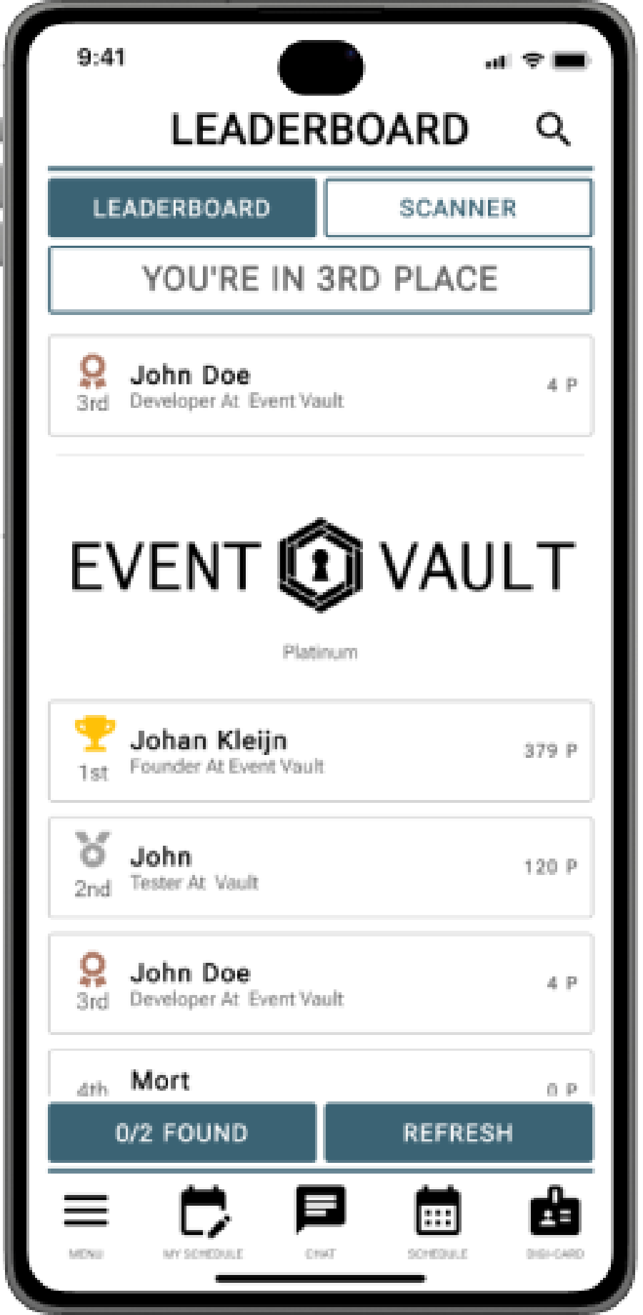 QR Scavenger Hunts & Leaderboards
