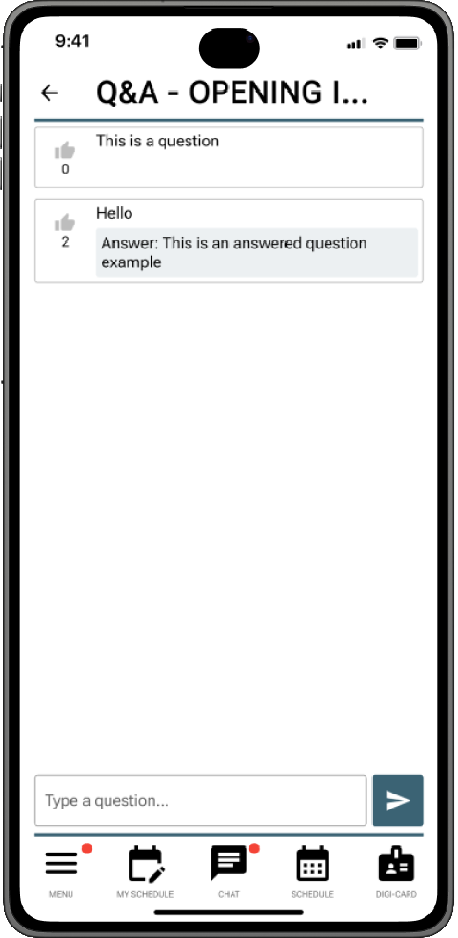 Live Q&A, Polling & Session Feedback